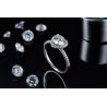 True love heart S925 Sterling silver Moissanite diamond jewelry set 