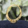5mm Moissanite Diamond 14K Pure Gold Band Ring