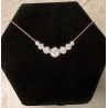 Moissanite Diamond 925 Sterling Sliver Plated 18k White Gold Necklace