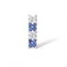Gold plated Silver Blue Nano Zirconia Jewelry Set for girl's 