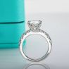 4.3cttw D Color MoissaniteWedding Rings 925 Sterling Silver 18k Gold Plated