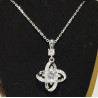Round Cut 1CT Moissanite Diamond 925 Sterling Silver Jewellery Set