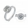 18K gold plated 925 Sterling Silver Moissanite Diamond Jewelry Sets