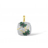 Green Spinel Gold Plated Butterfly Pendant