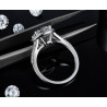 3 Carat D Color Moissanite Halo Ring For Women 925 Sterling