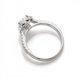 True Love Heart shape Moissanite diamond S925 Sterling silver set