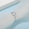 Engagement Moissanite 1ct Diamond 925  Silver Rings