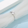Wedding Rings Moissanite 1ct Diamond gold plated 925 Silver