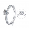 Classic design Moissanite 0.5 ct diamond S925 Silver Ring