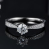 Classic design Moissanite 0.5 ct diamond S925 Silver Ring