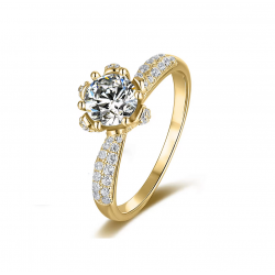 14K Solid Gold 1Ct...
