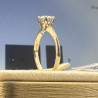 14K,18K White/yellow Gold Moissanite Diamond Wedding Engagement Ring