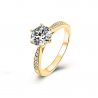 14K,18K White /Yellow Gold 1ct moissanite wedding ring