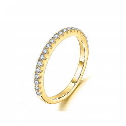 14K,18K white,yellow gold Certified Moissanite Diamond Stack Ring