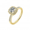 Real 14K,18K White /Yellow Gold 1ct moissanite wedding ring