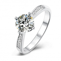 14K,18K White/yellow Gold Moissanite Diamond Wedding Ring