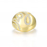 Gold plated 925 Silver Cocktail Big ring