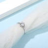 Rose Moissanite 0.5ct diamond S925 Silver Ring