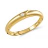 Sparkling Diamond Couple Ring Genuine 18K 750 Yellow Gold 