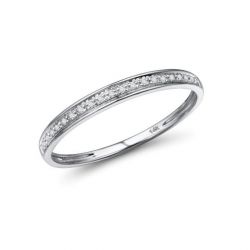 Diamond Genuine 14K White/Yellow/Rose Gold Rings For Women 