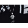True love heart S925 Sterling silver Moissanite diamond jewelry set 