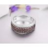 Sparkling luxury Chocolate Cubic Zirconia Sterling Silver set 