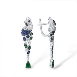 Cute Parrot Sterling Silver set 