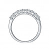 Moissanite Diamond  0.7Ct VVS1 Classic Style Eternity Ring